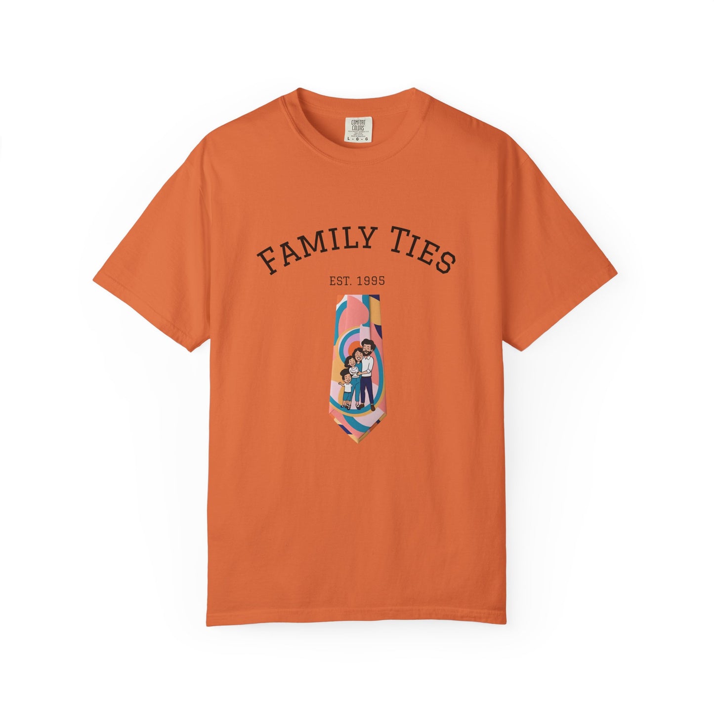 Family Ties Unisex Garment-Dyed T-Shirt - Perfect for Family Reunions & Gift Giving