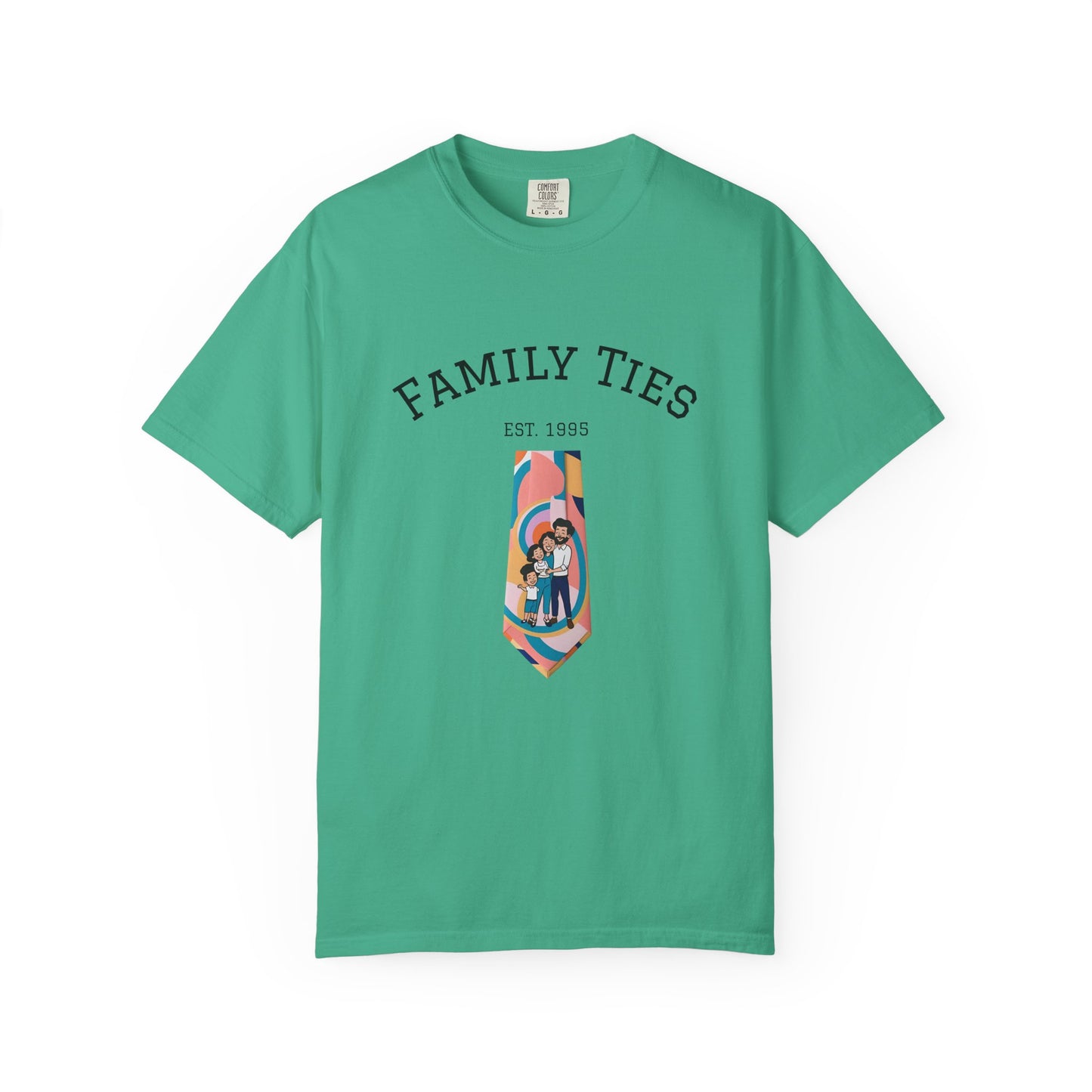 Family Ties Unisex Garment-Dyed T-Shirt - Perfect for Family Reunions & Gift Giving
