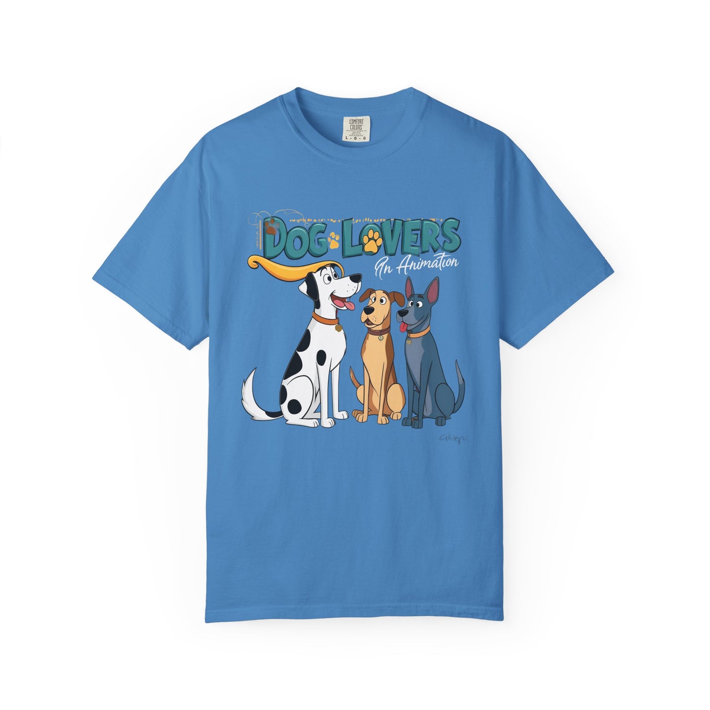 Dog Lovers Unisex Garment-Dyed T-Shirt - Perfect Gift for Animal Enthusiasts