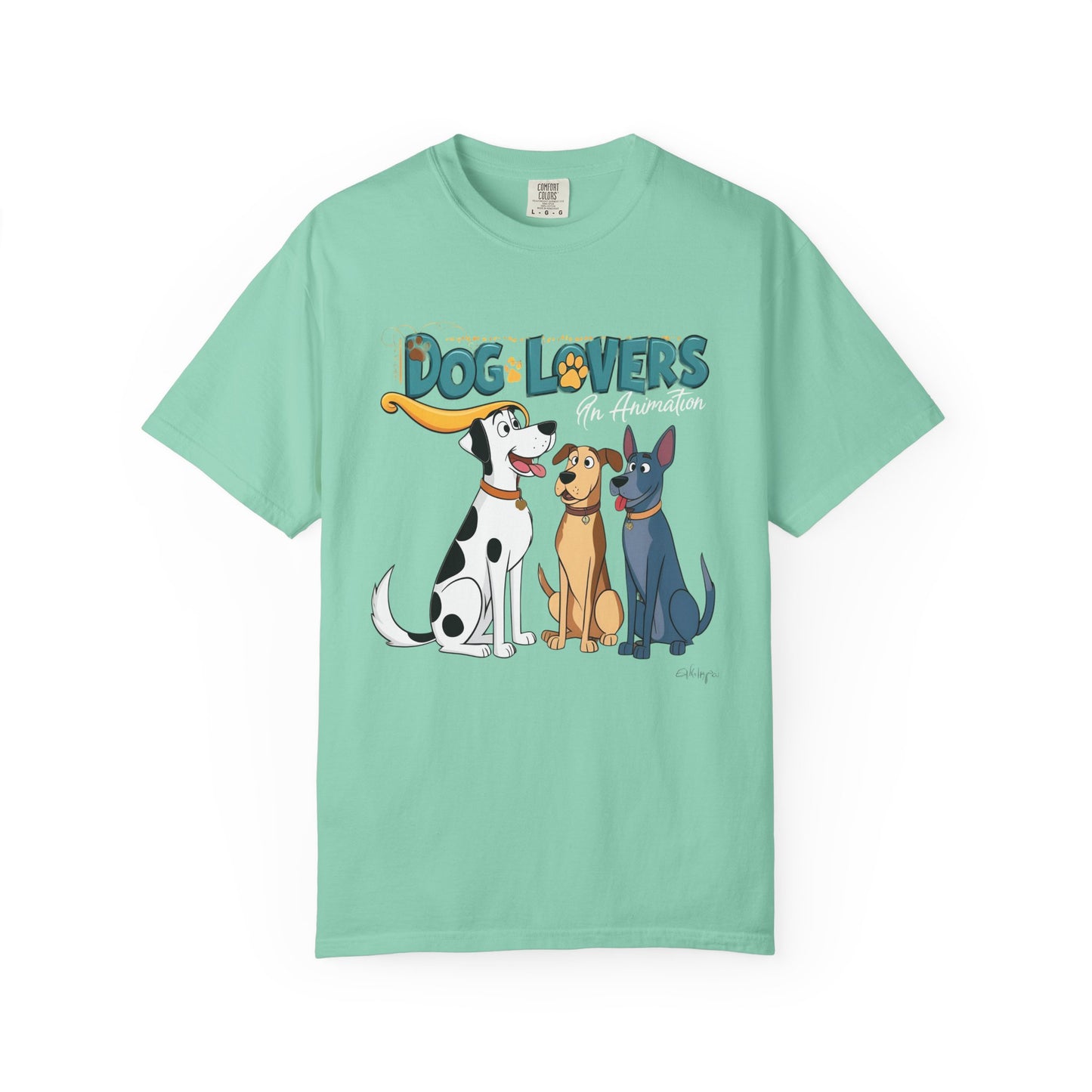 Dog Lovers Unisex Garment-Dyed T-Shirt - Perfect Gift for Animal Enthusiasts