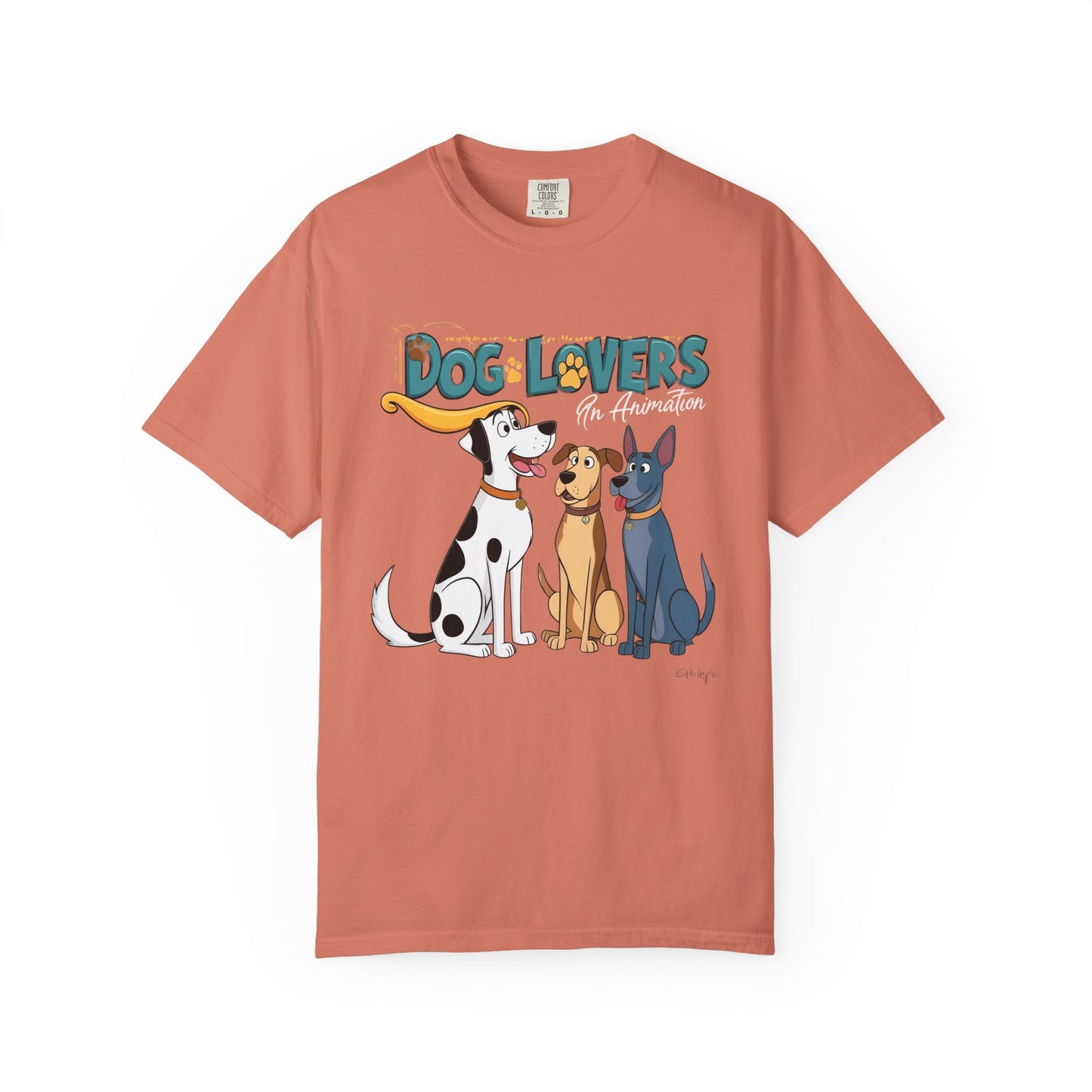Dog Lovers Unisex Garment-Dyed T-Shirt - Perfect Gift for Animal Enthusiasts