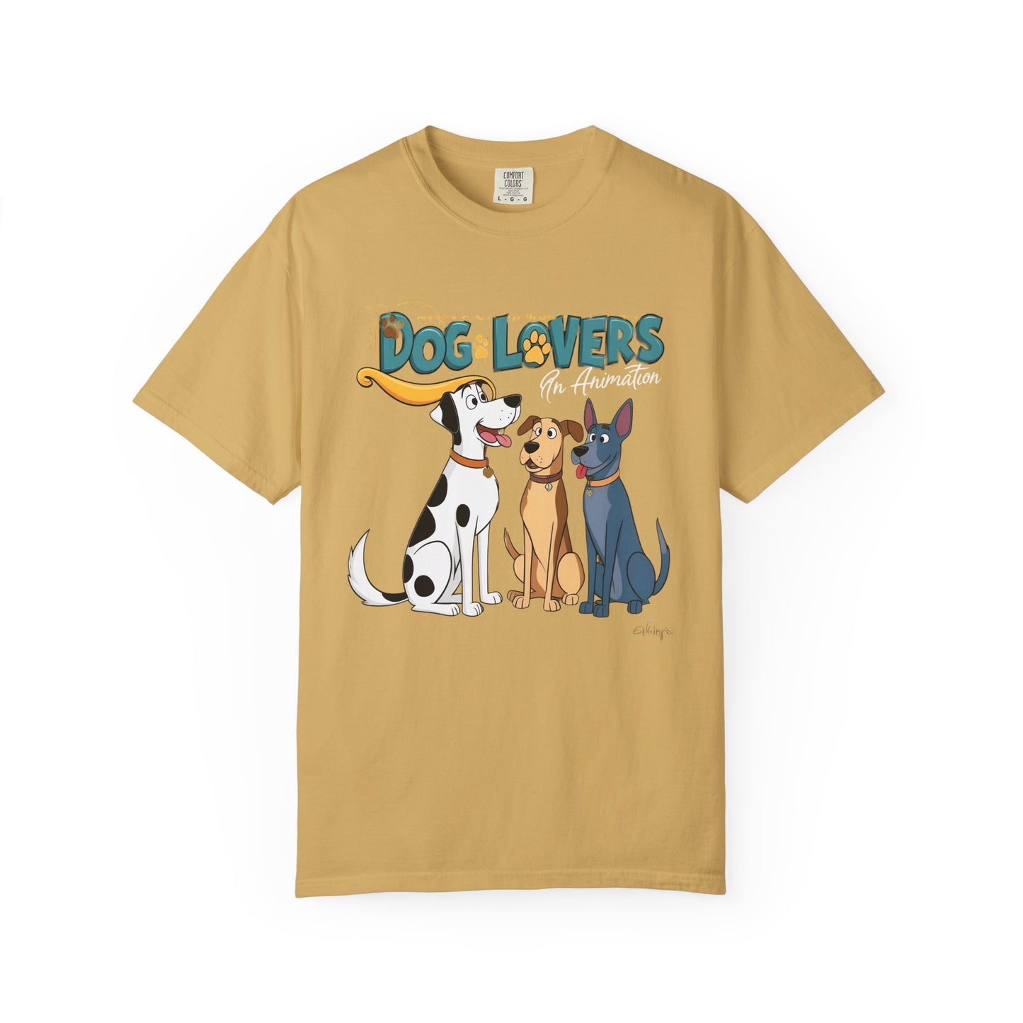 Dog Lovers Unisex Garment-Dyed T-Shirt - Perfect Gift for Animal Enthusiasts