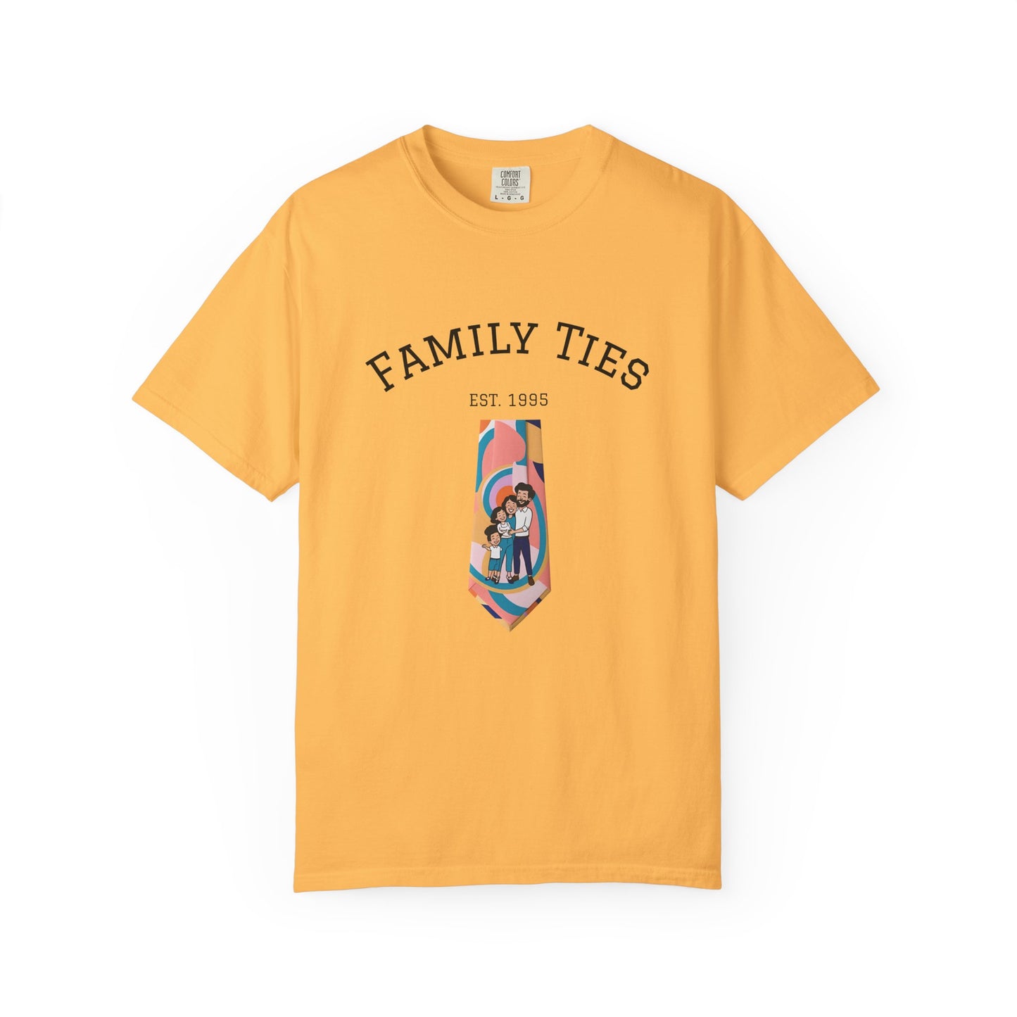 Family Ties Unisex Garment-Dyed T-Shirt - Perfect for Family Reunions & Gift Giving