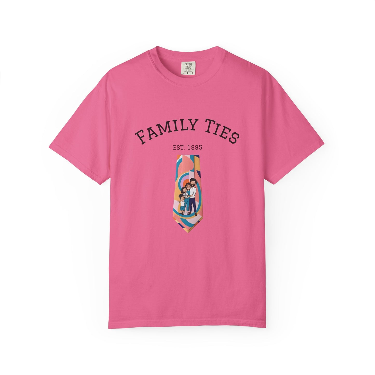 Family Ties Unisex Garment-Dyed T-Shirt - Perfect for Family Reunions & Gift Giving