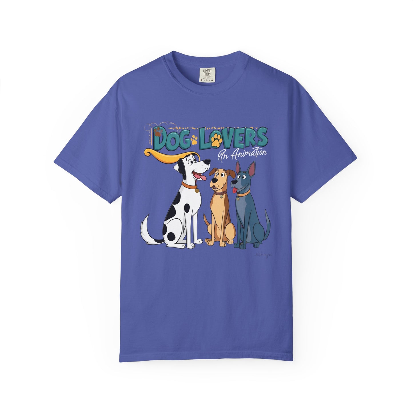 Dog Lovers Unisex Garment-Dyed T-Shirt - Perfect Gift for Animal Enthusiasts