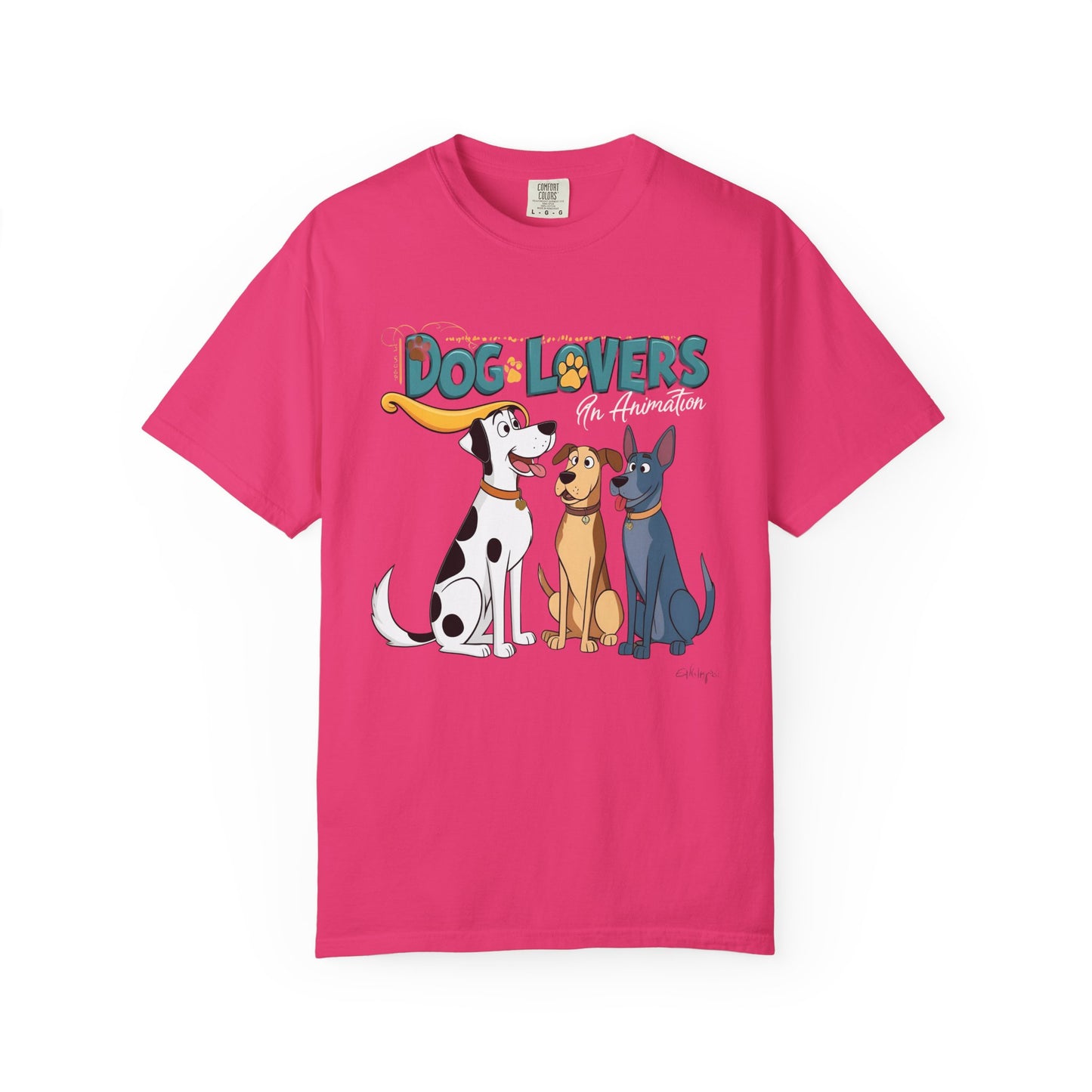 Dog Lovers Unisex Garment-Dyed T-Shirt - Perfect Gift for Animal Enthusiasts