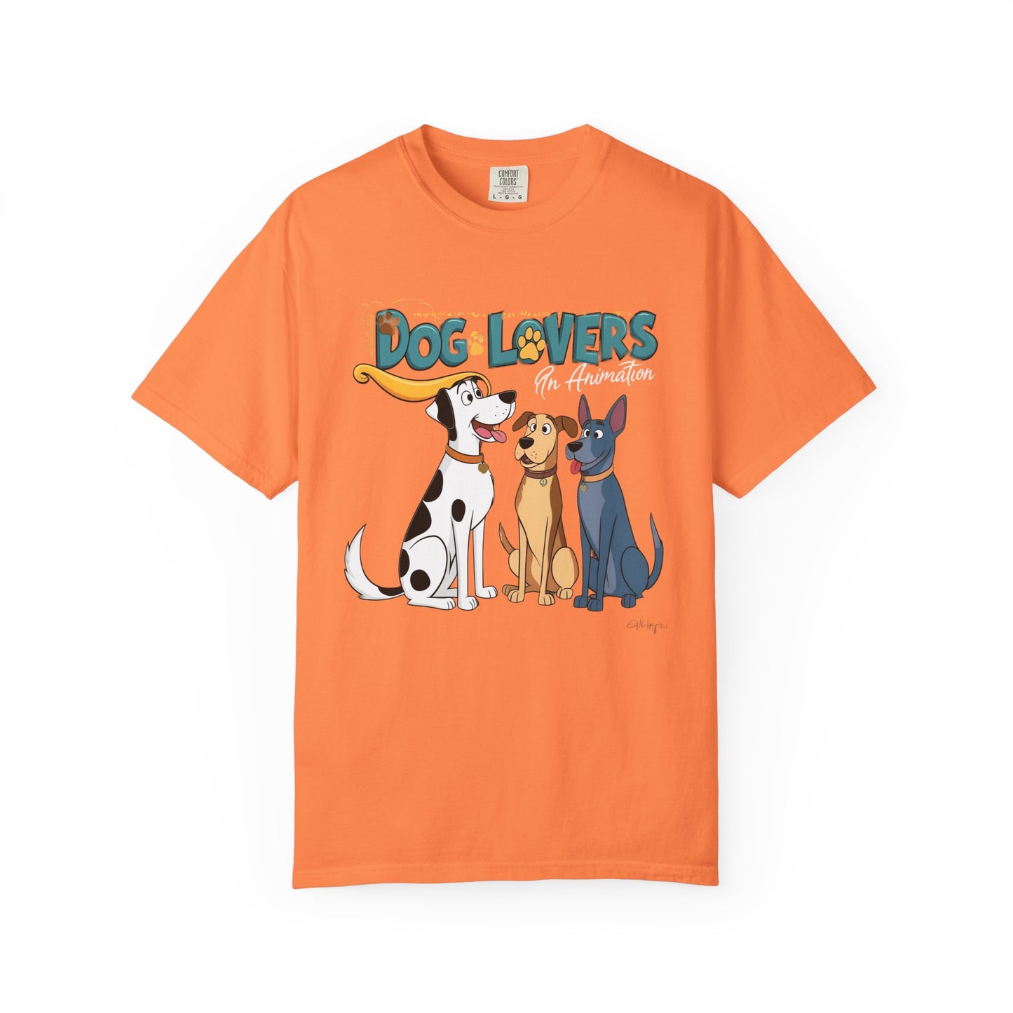 Dog Lovers Unisex Garment-Dyed T-Shirt - Perfect Gift for Animal Enthusiasts