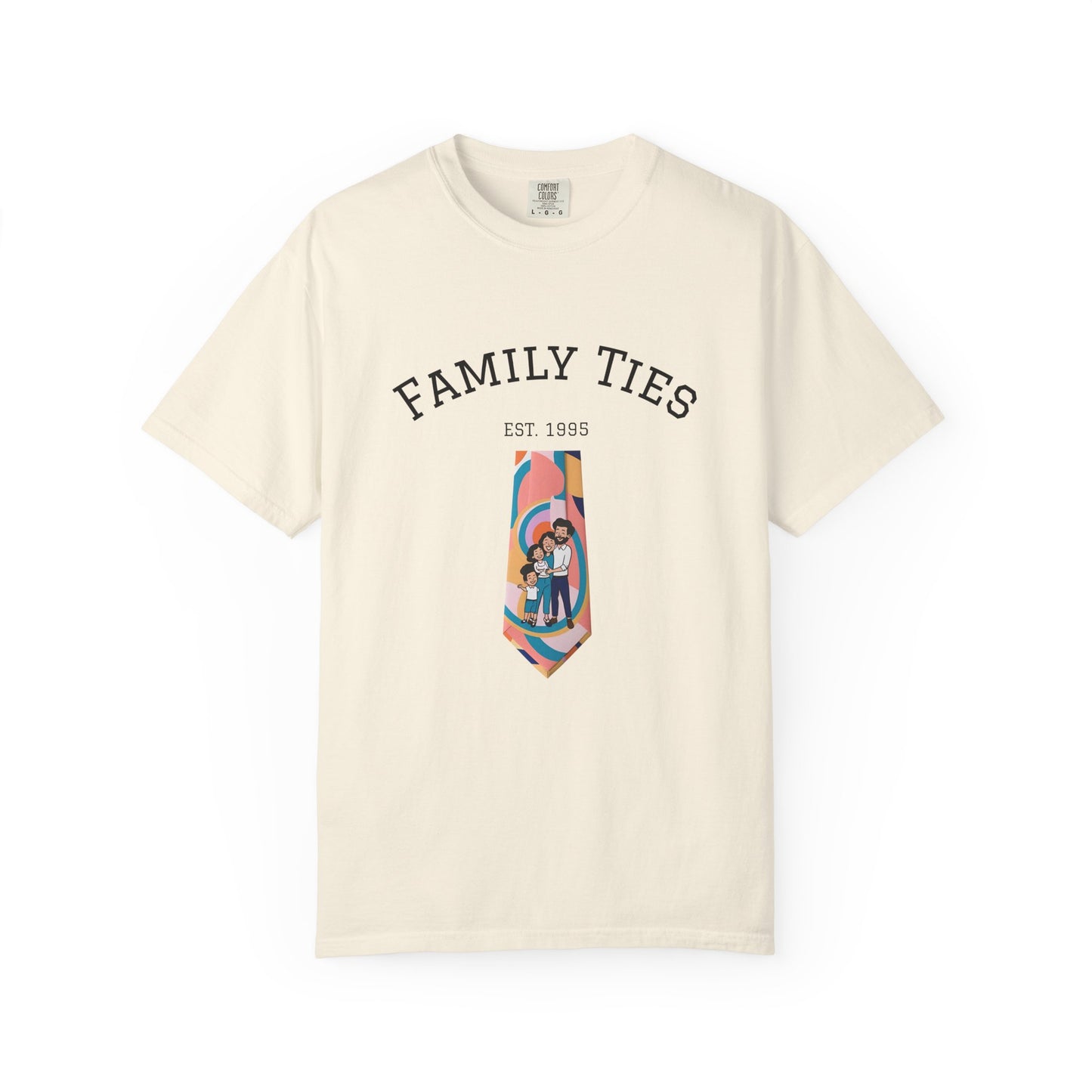 Family Ties Unisex Garment-Dyed T-Shirt - Perfect for Family Reunions & Gift Giving