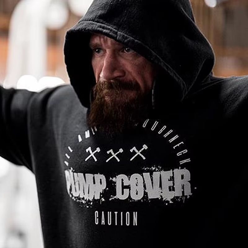 Men'S Winter Wool Loose Coat Gym Singlets Sweatshirts Mens Fleece Hoodies Stringer Bodybuilding Fitness Casual Pullovers