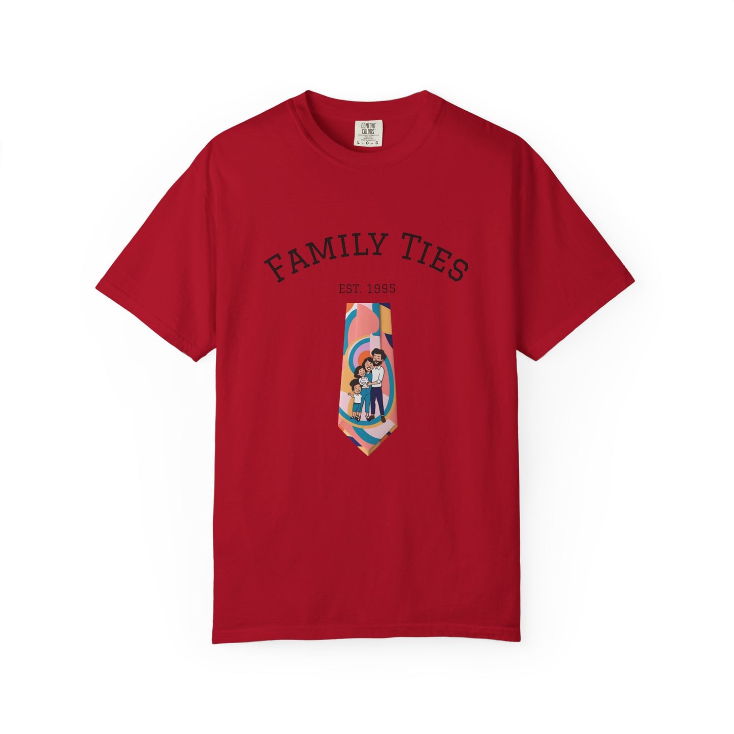 Family Ties Unisex Garment-Dyed T-Shirt - Perfect for Family Reunions & Gift Giving