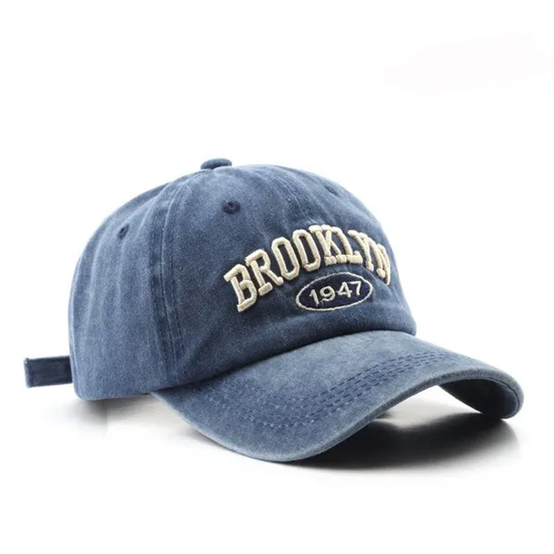 Miko Retro Baseball Cap for Women and Men Washed Cotton Dad Embroidered Hat Casual Snapback Hat Summer Sun Cap Unisex Gorras