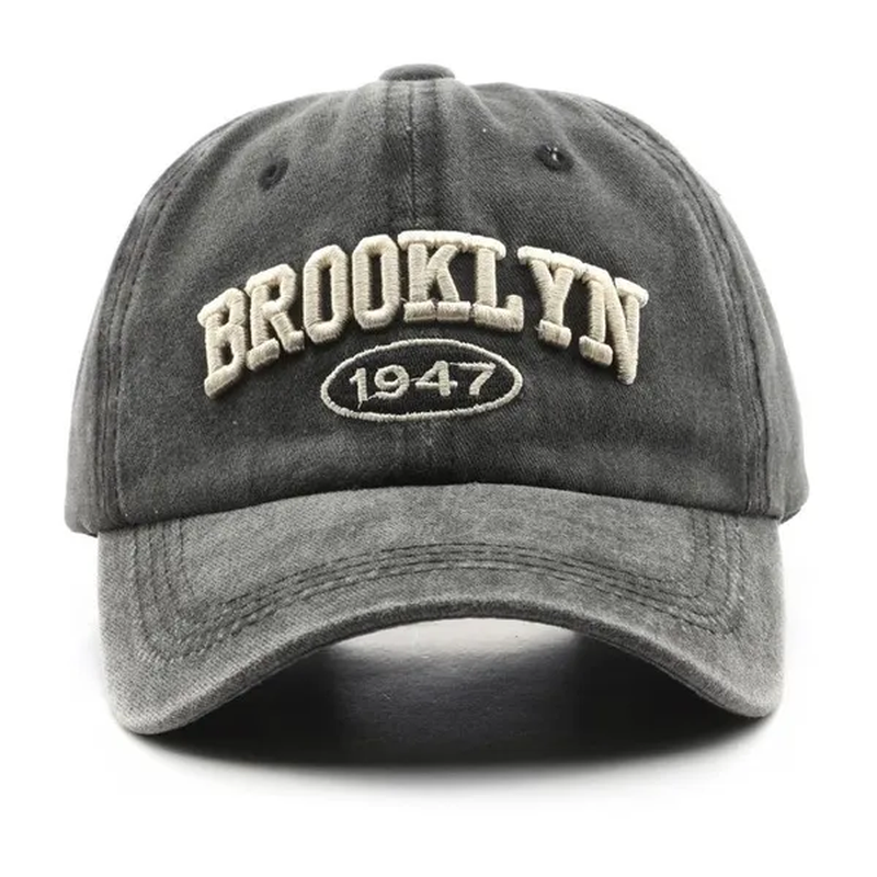 Miko Retro Baseball Cap for Women and Men Washed Cotton Dad Embroidered Hat Casual Snapback Hat Summer Sun Cap Unisex Gorras