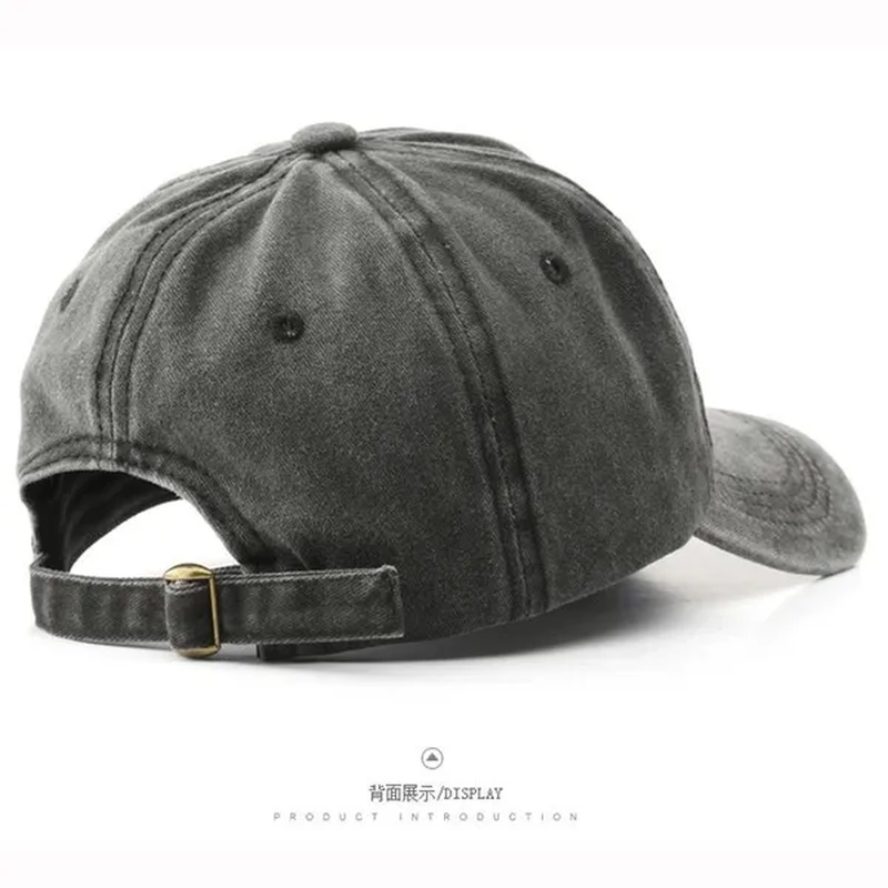 Miko Retro Baseball Cap for Women and Men Washed Cotton Dad Embroidered Hat Casual Snapback Hat Summer Sun Cap Unisex Gorras