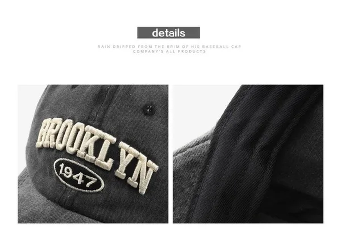 Miko Retro Baseball Cap for Women and Men Washed Cotton Dad Embroidered Hat Casual Snapback Hat Summer Sun Cap Unisex Gorras