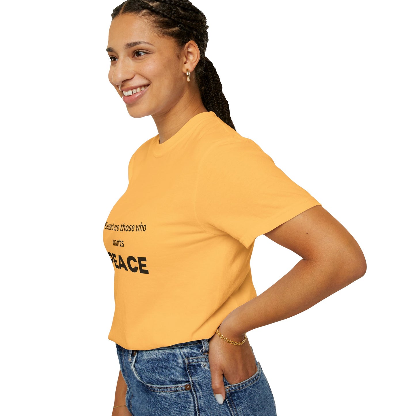 Peaceful Vibes Unisex Garment-Dyed T-Shirt