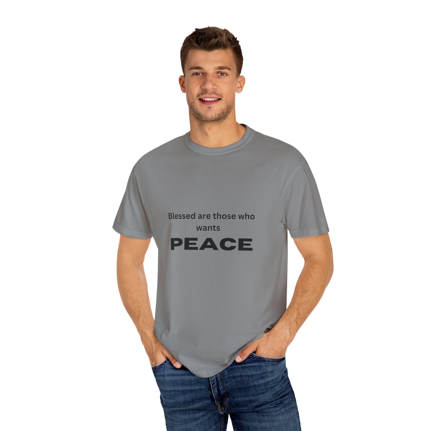 Peaceful Vibes Unisex Garment-Dyed T-Shirt