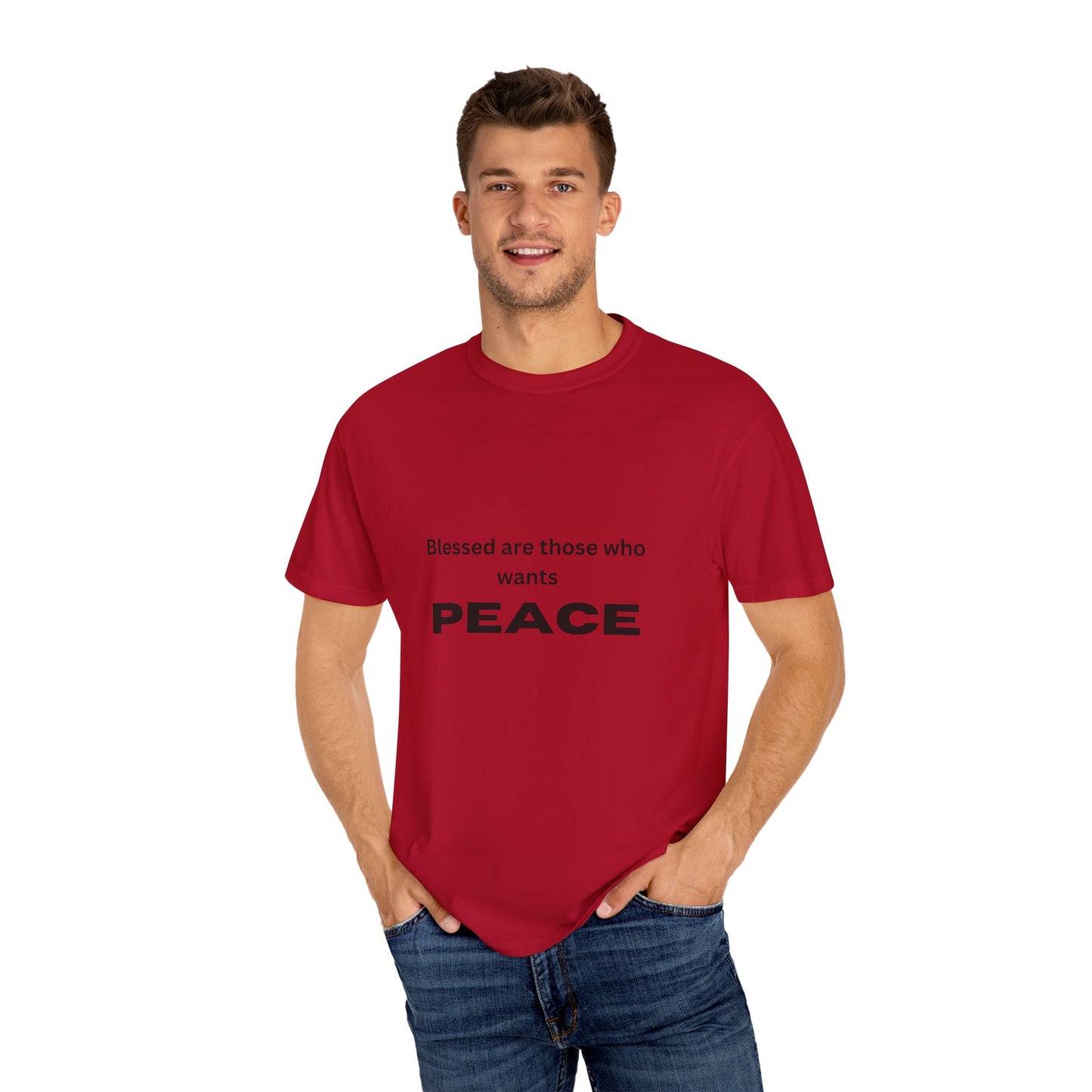 Peaceful Vibes Unisex Garment-Dyed T-Shirt