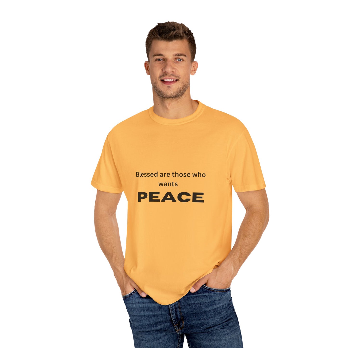 Peaceful Vibes Unisex Garment-Dyed T-Shirt