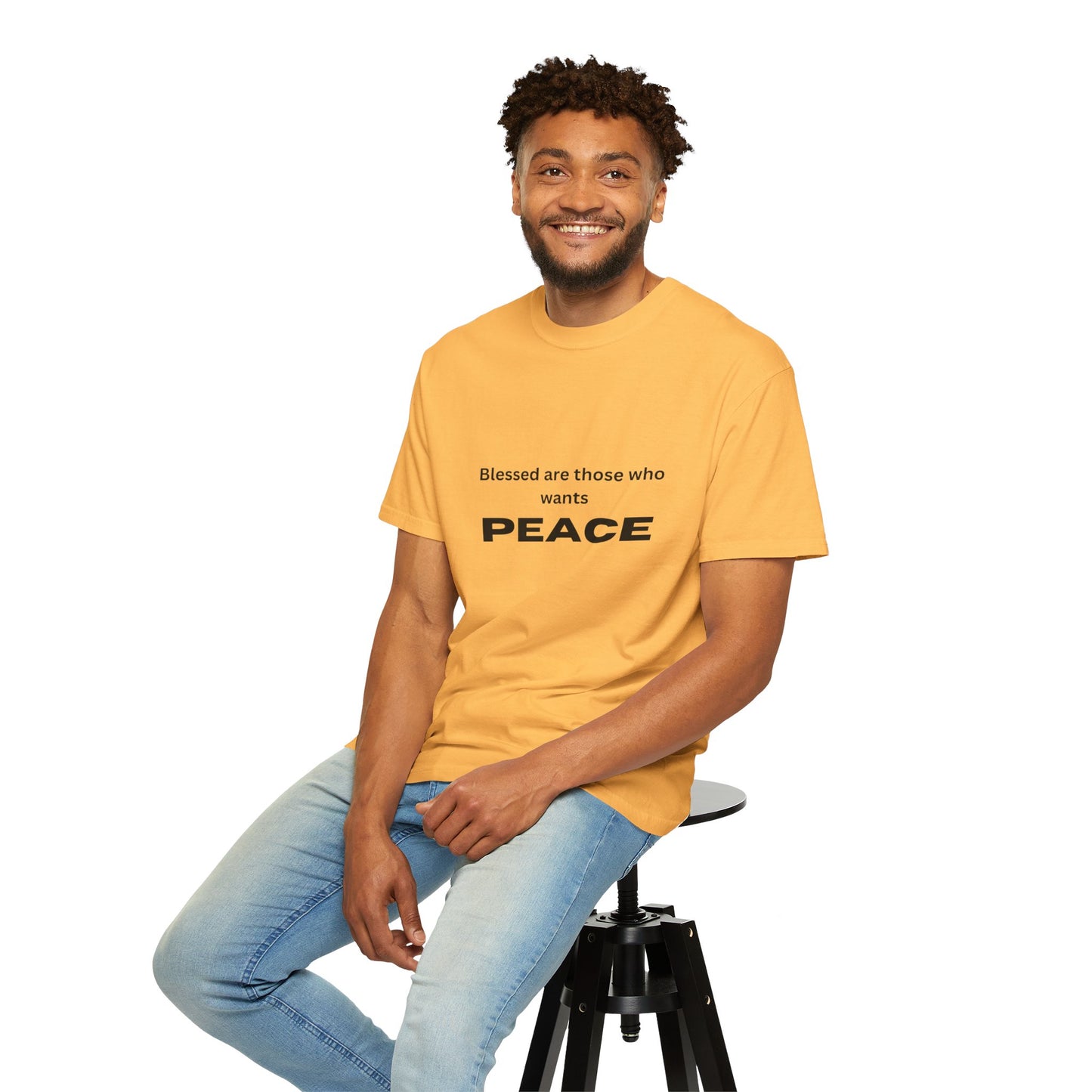 Peaceful Vibes Unisex Garment-Dyed T-Shirt