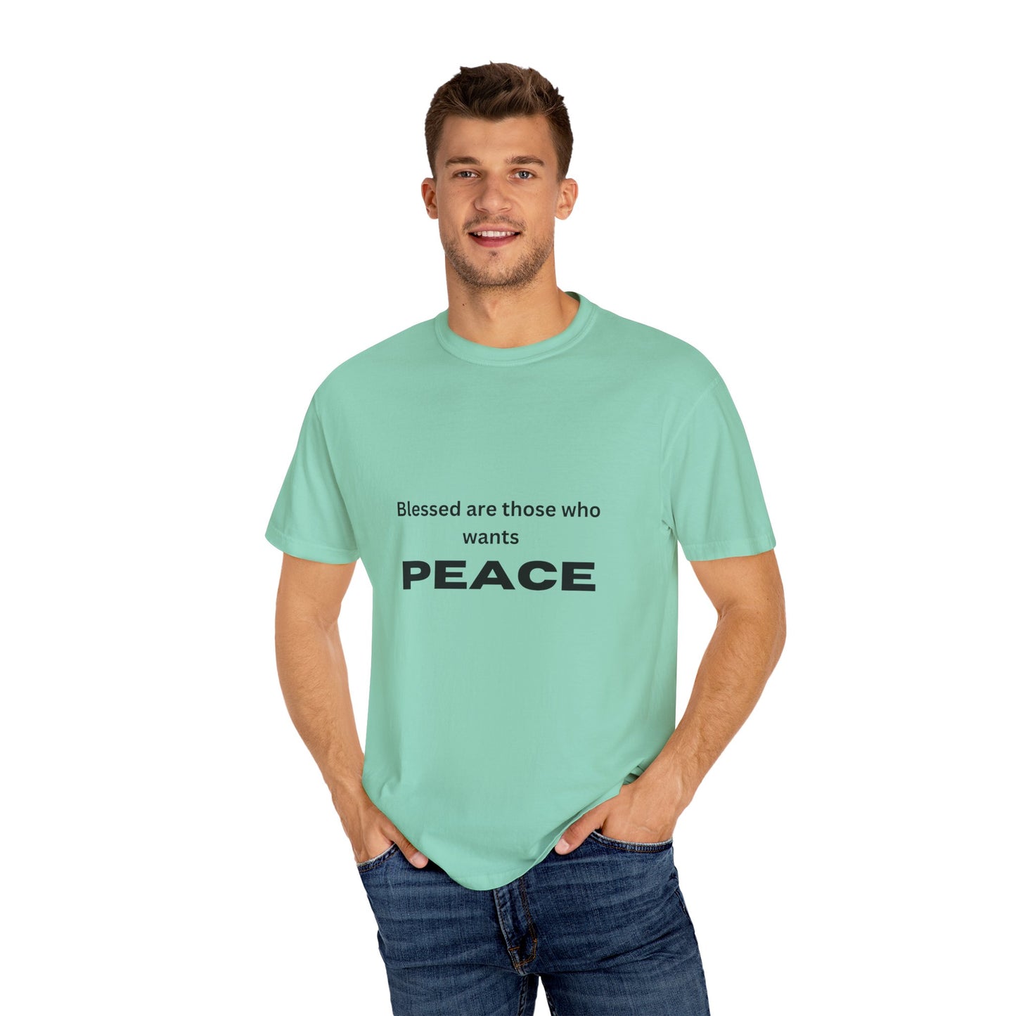 Peaceful Vibes Unisex Garment-Dyed T-Shirt