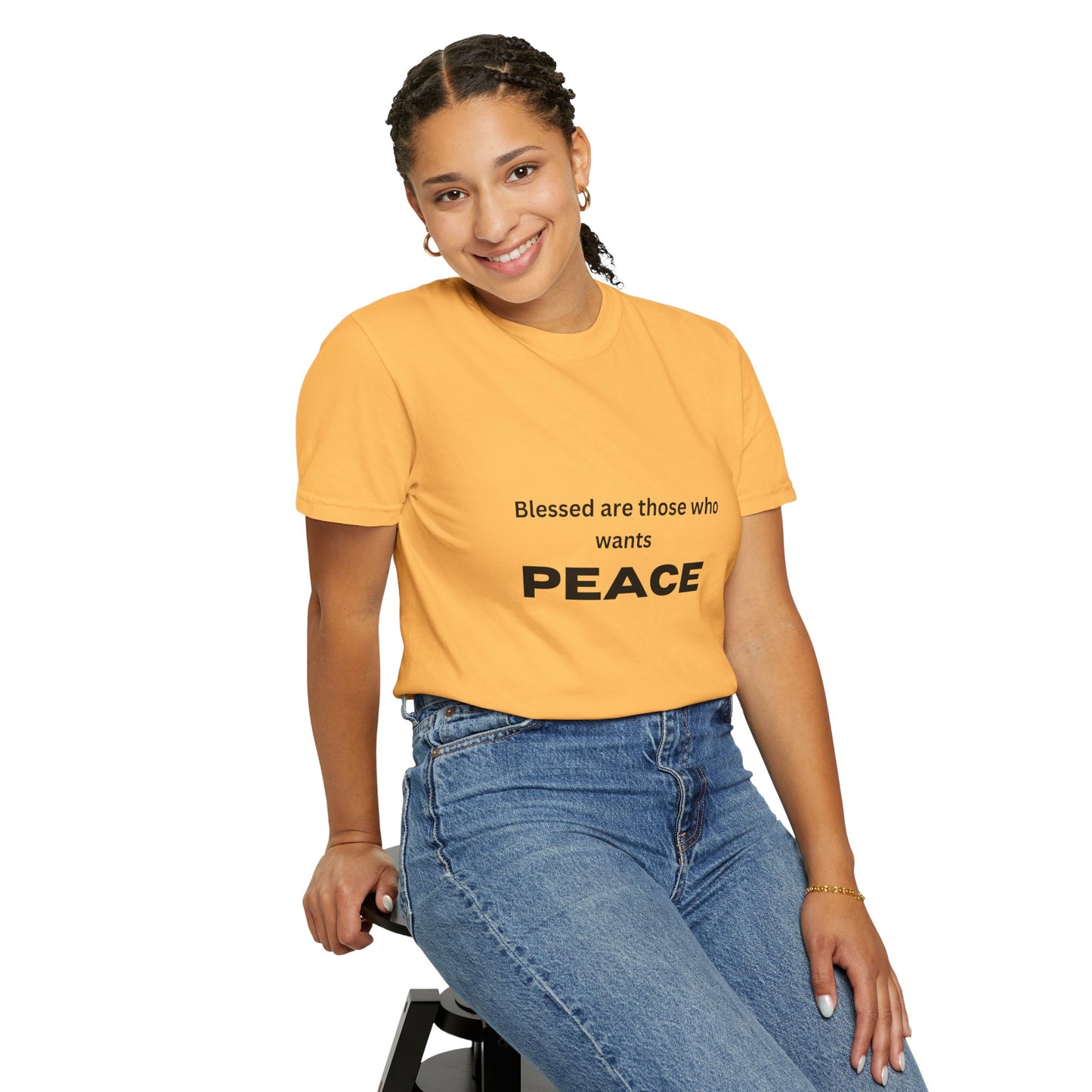 Peaceful Vibes Unisex Garment-Dyed T-Shirt