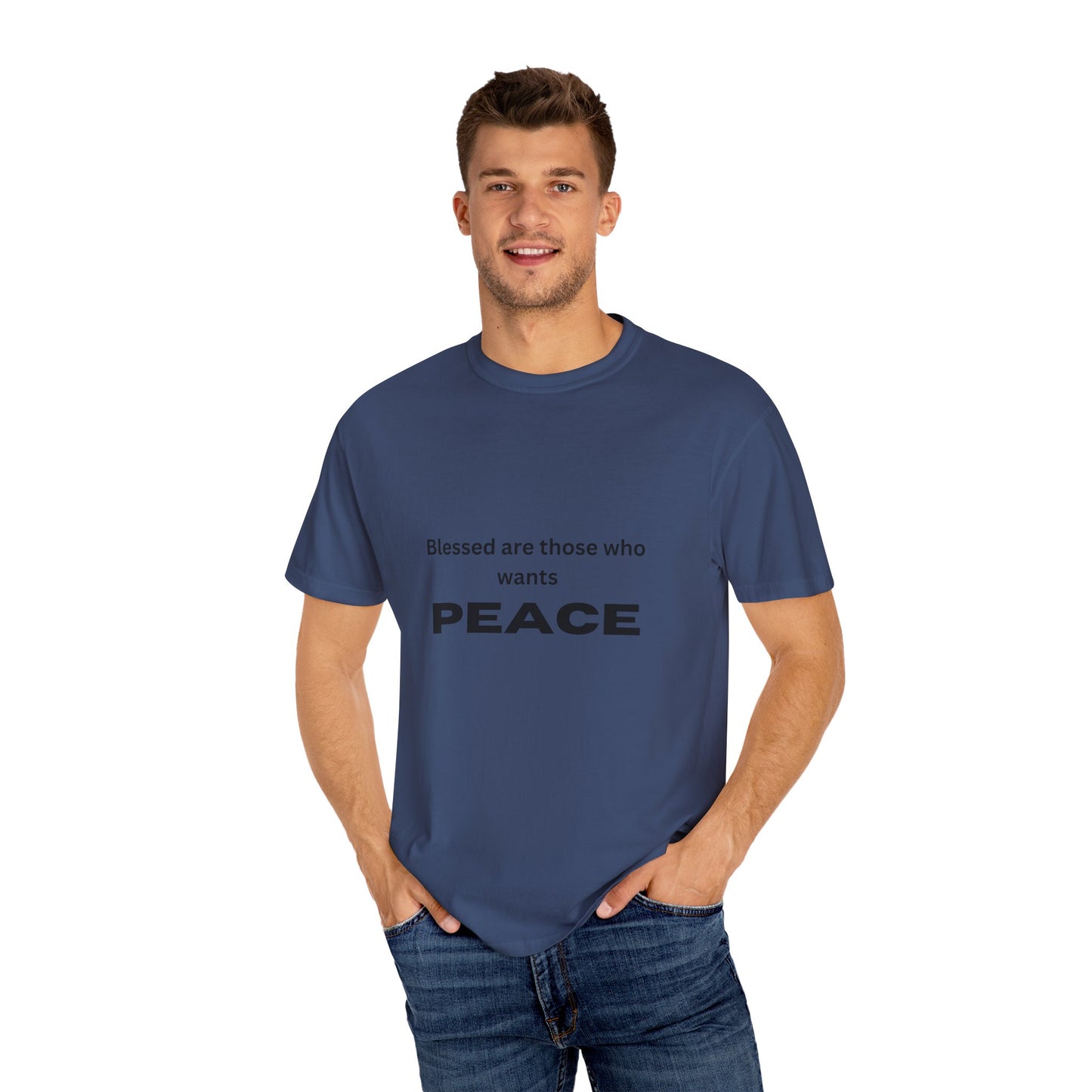 Peaceful Vibes Unisex Garment-Dyed T-Shirt