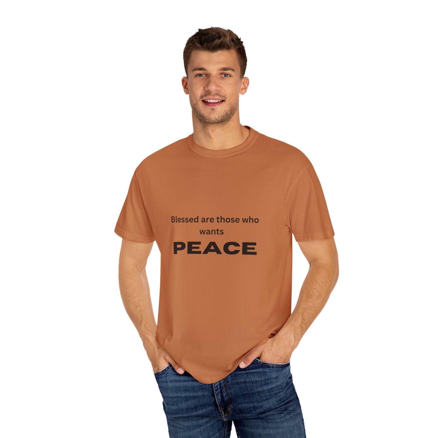 Peaceful Vibes Unisex Garment-Dyed T-Shirt