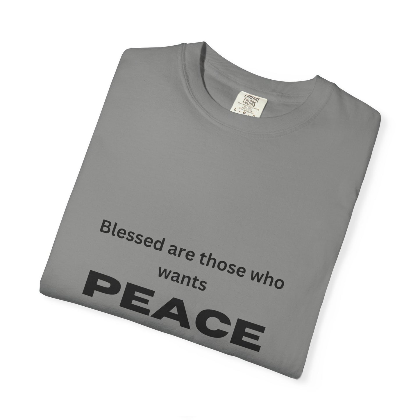Peaceful Vibes Unisex Garment-Dyed T-Shirt