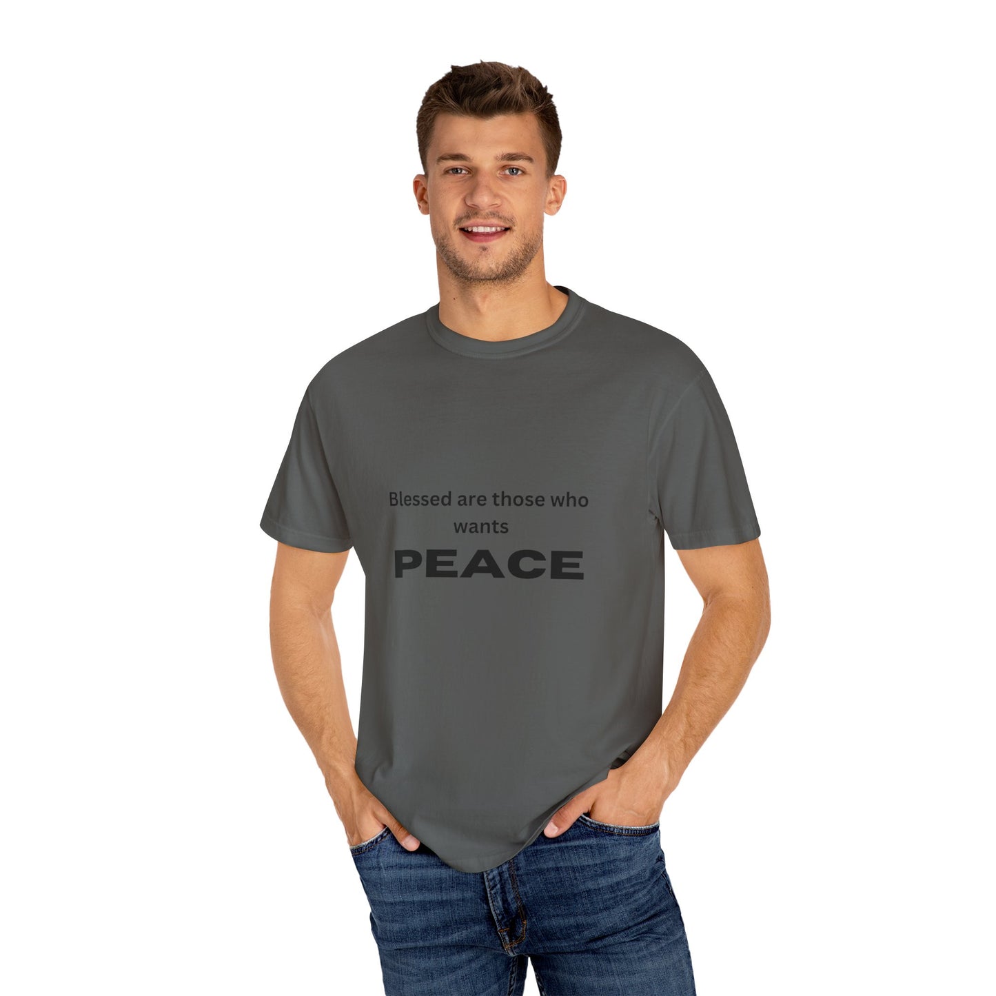 Peaceful Vibes Unisex Garment-Dyed T-Shirt