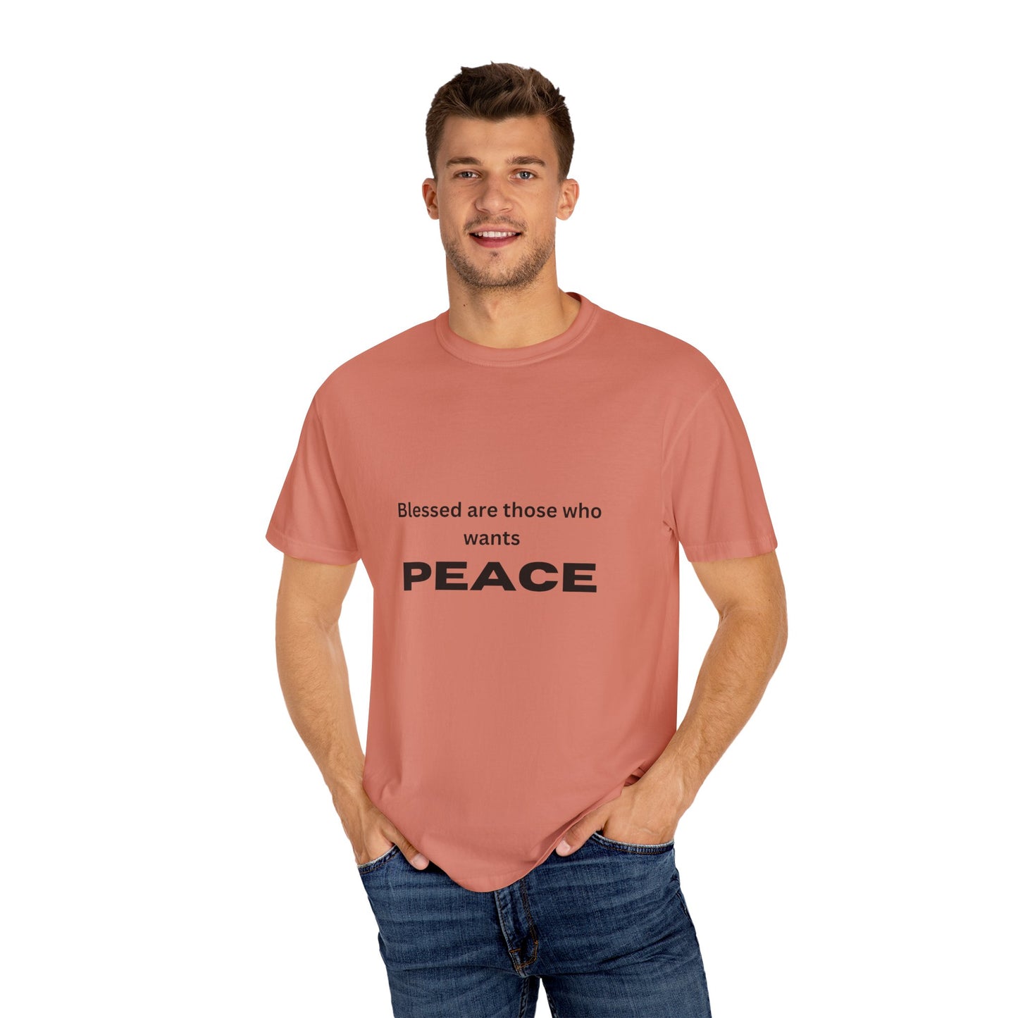 Peaceful Vibes Unisex Garment-Dyed T-Shirt