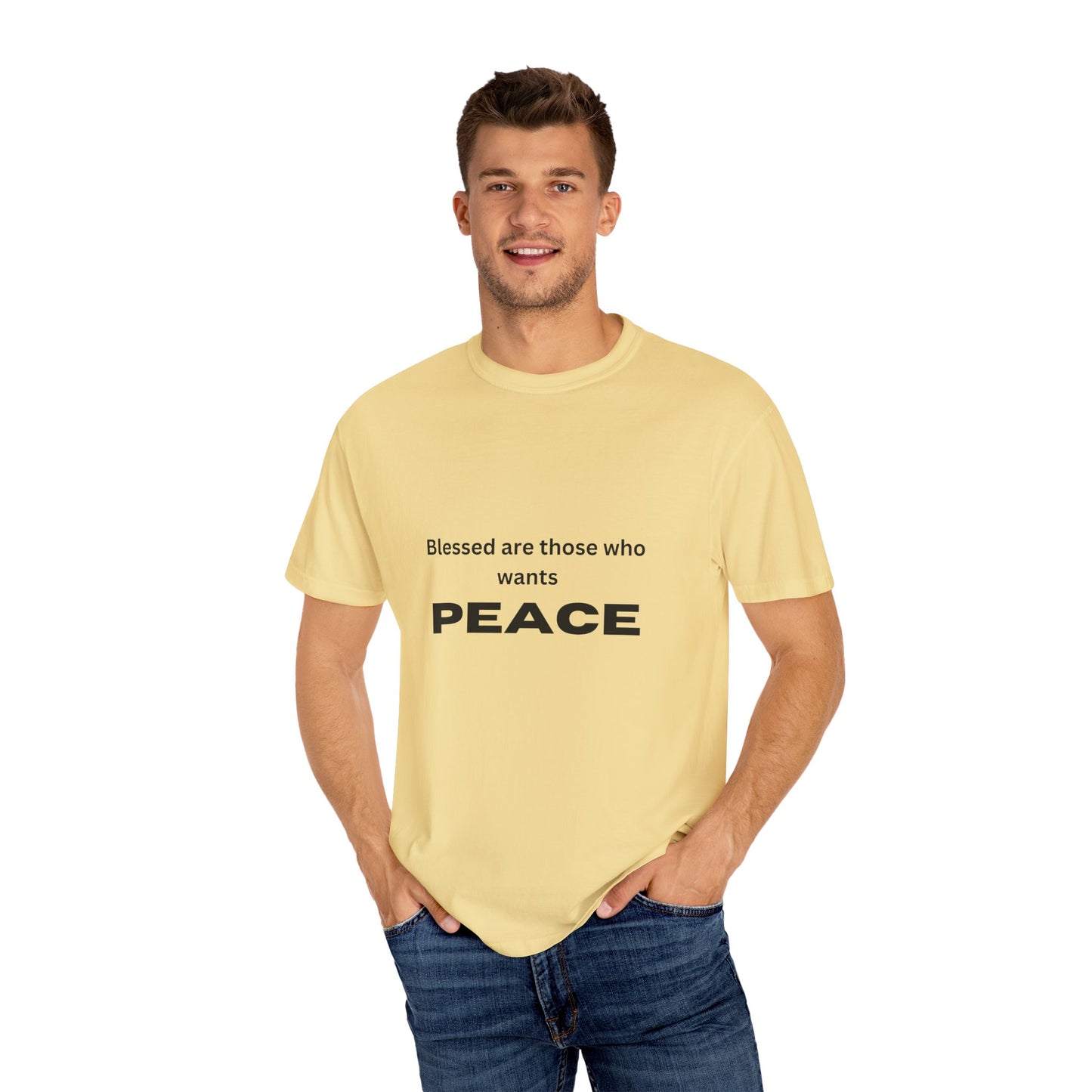 Peaceful Vibes Unisex Garment-Dyed T-Shirt