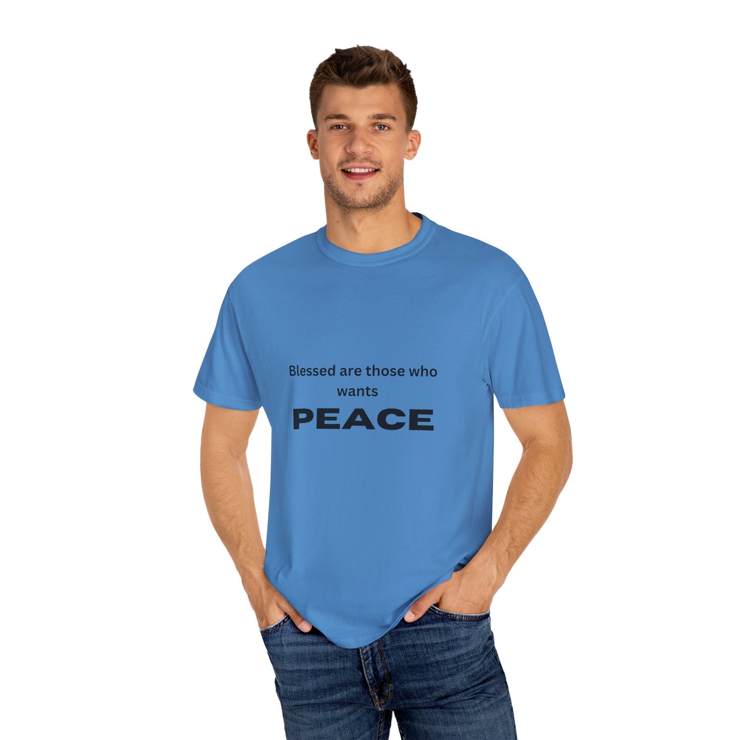 Peaceful Vibes Unisex Garment-Dyed T-Shirt