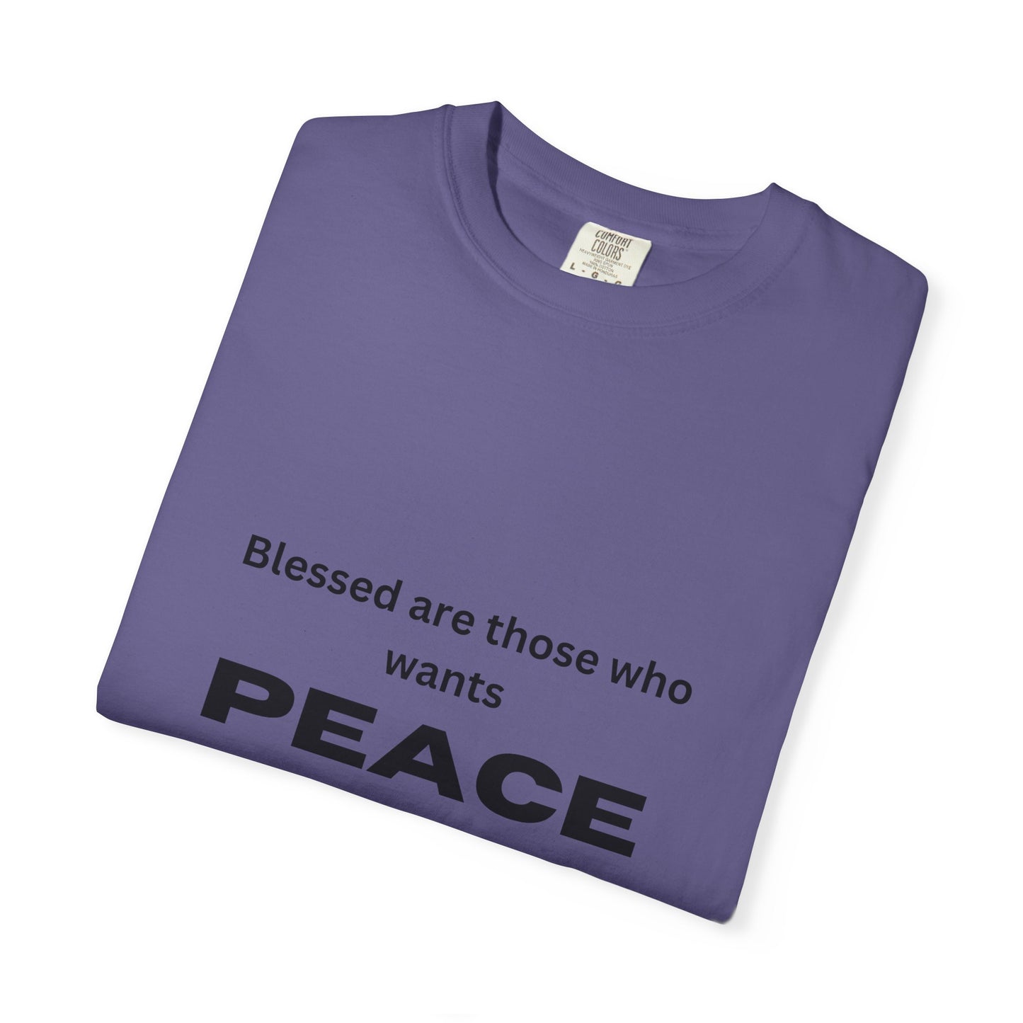 Peaceful Vibes Unisex Garment-Dyed T-Shirt